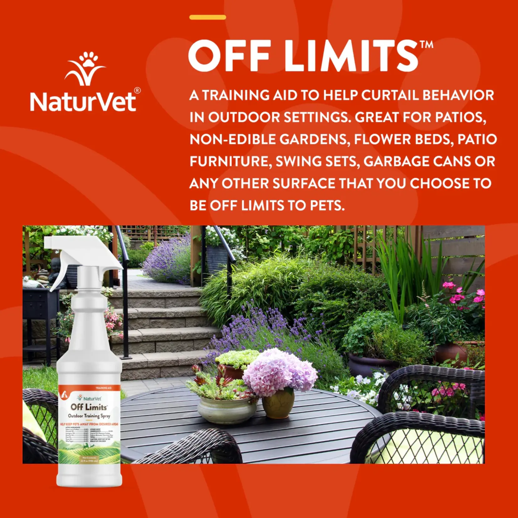 NaturVet NaturVet Off Limits Training Spray 32 fl oz