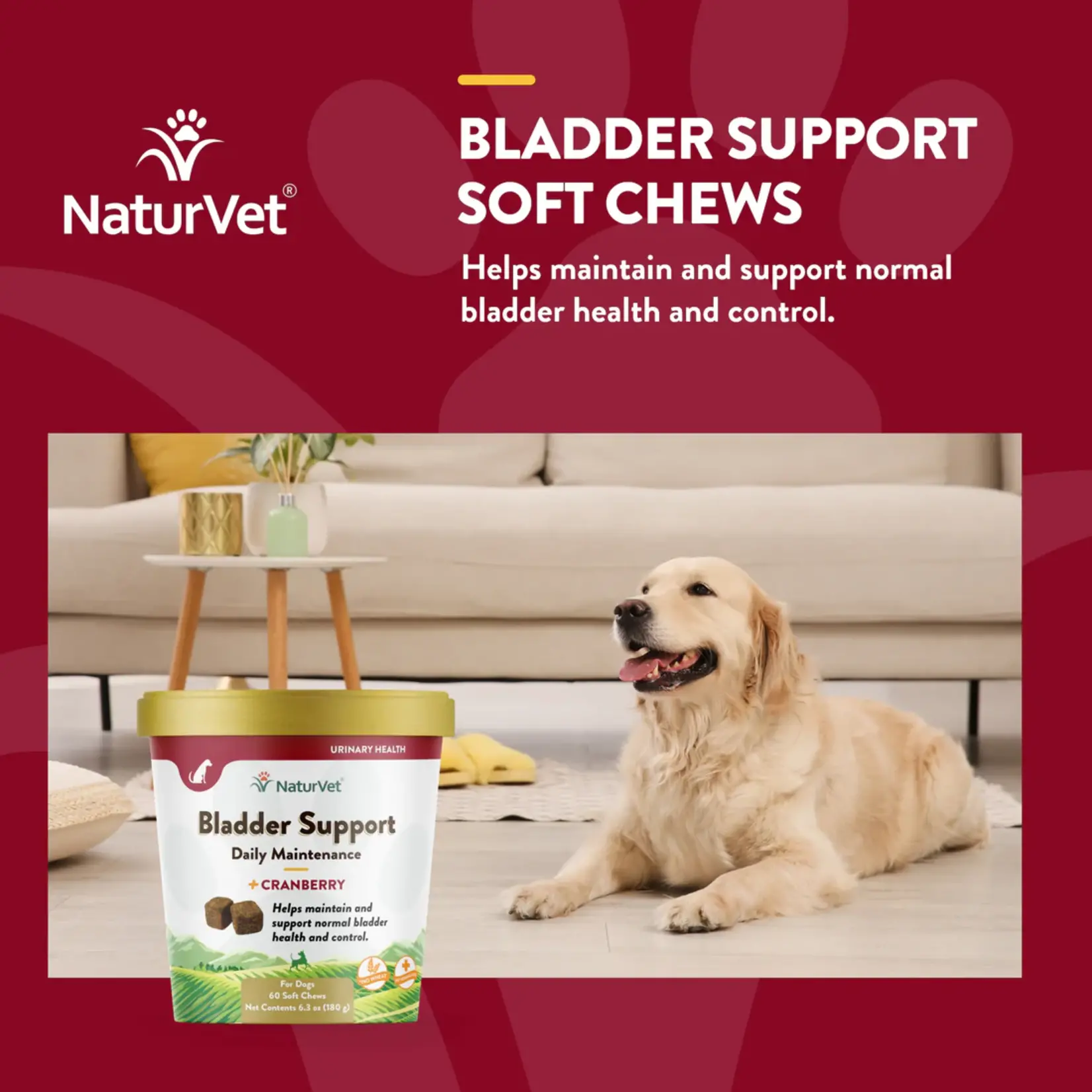 NaturVet NaturVet Bladder Support 60ct