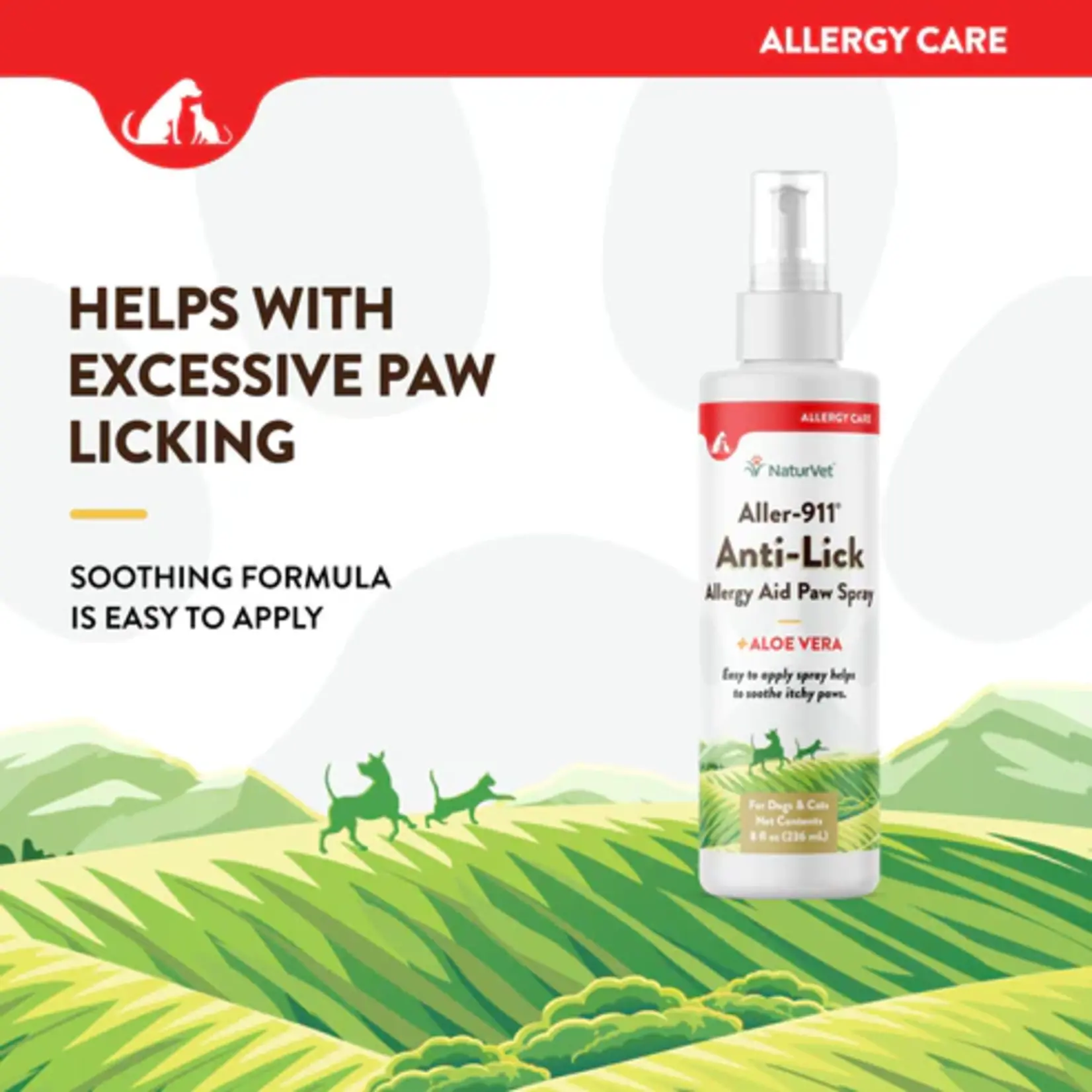 NaturVet NaturVet Allergy paw spray 911 8oz