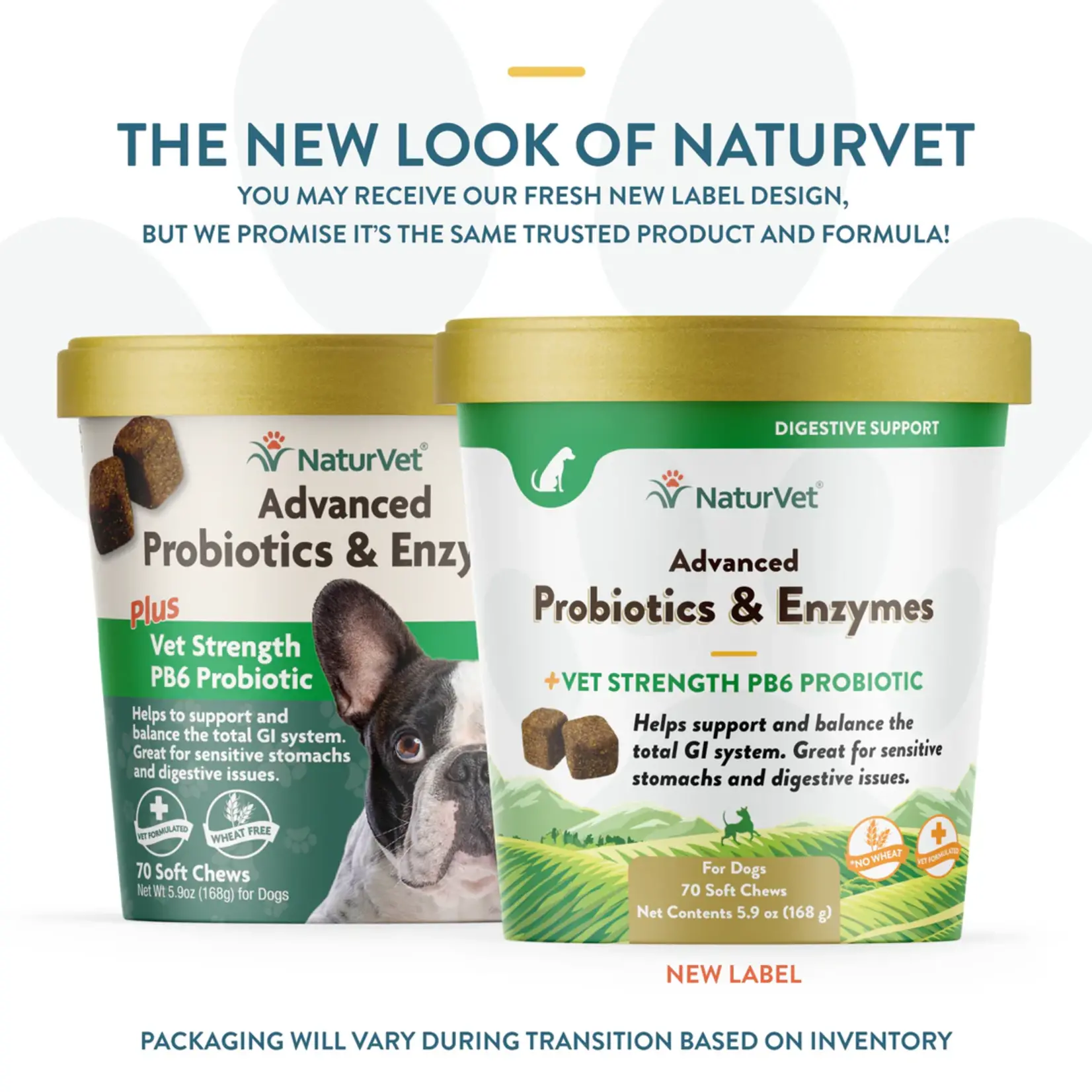 NaturVet NaturVet Advanced Probiotic & Enzymes Soft Chews 70ct