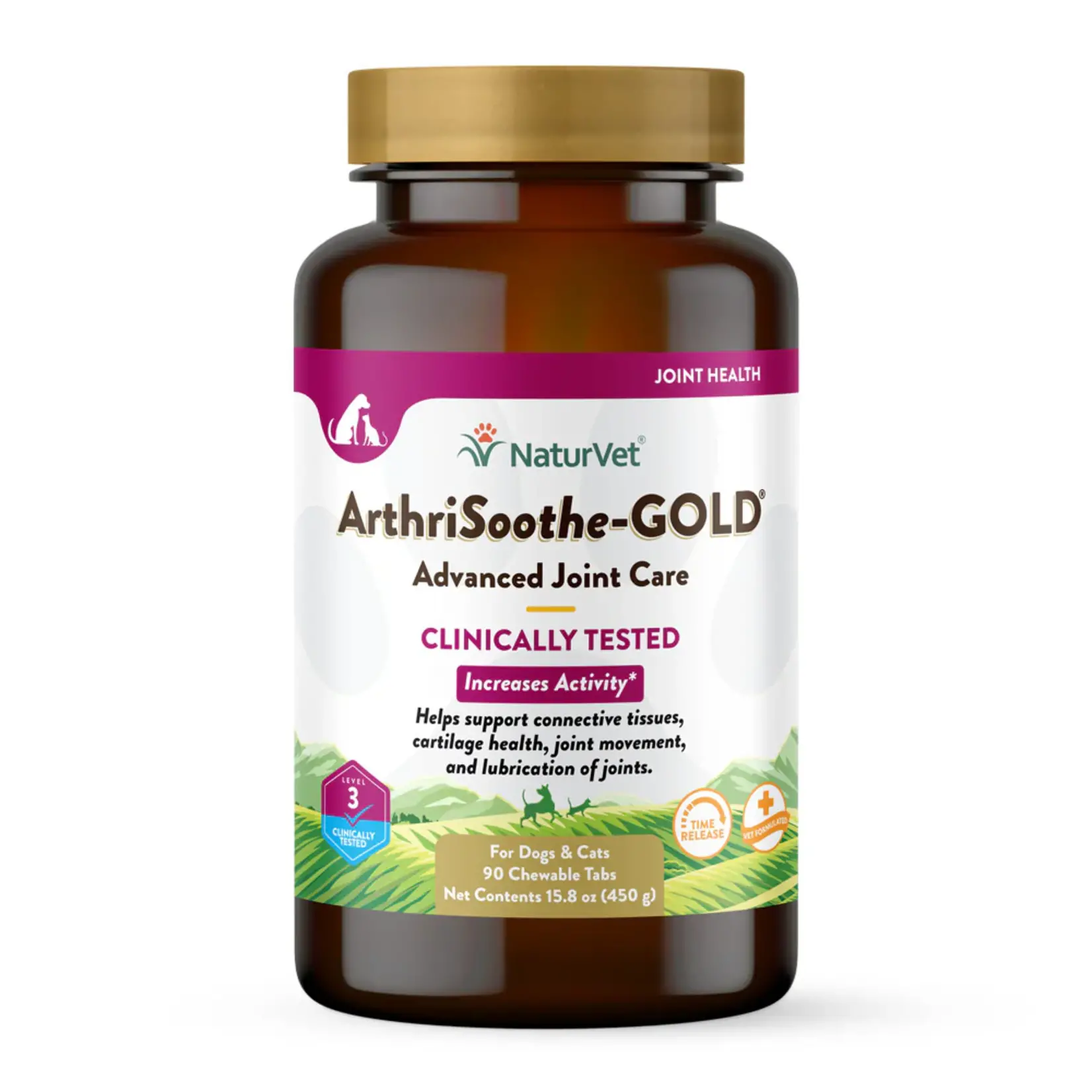 NaturVet NaturVet ArthriSoothe-Gold Advanced Care Chewable Tablets 90ct