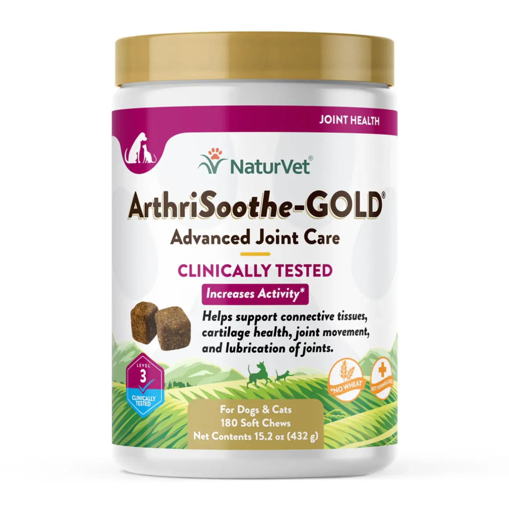 NaturVet NaturVet ArthriSoothe-Gold Advanced Care Soft Chews 180ct