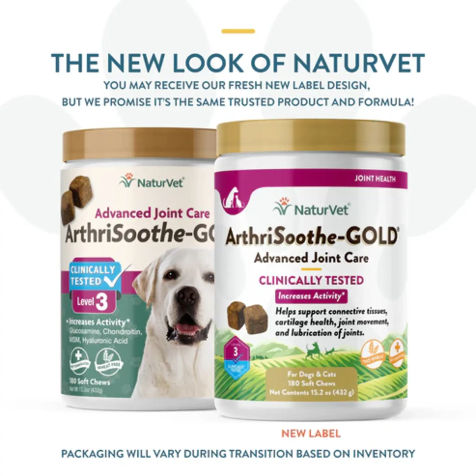 NaturVet NaturVet ArthriSoothe-Gold Advanced Care Soft Chews 180ct