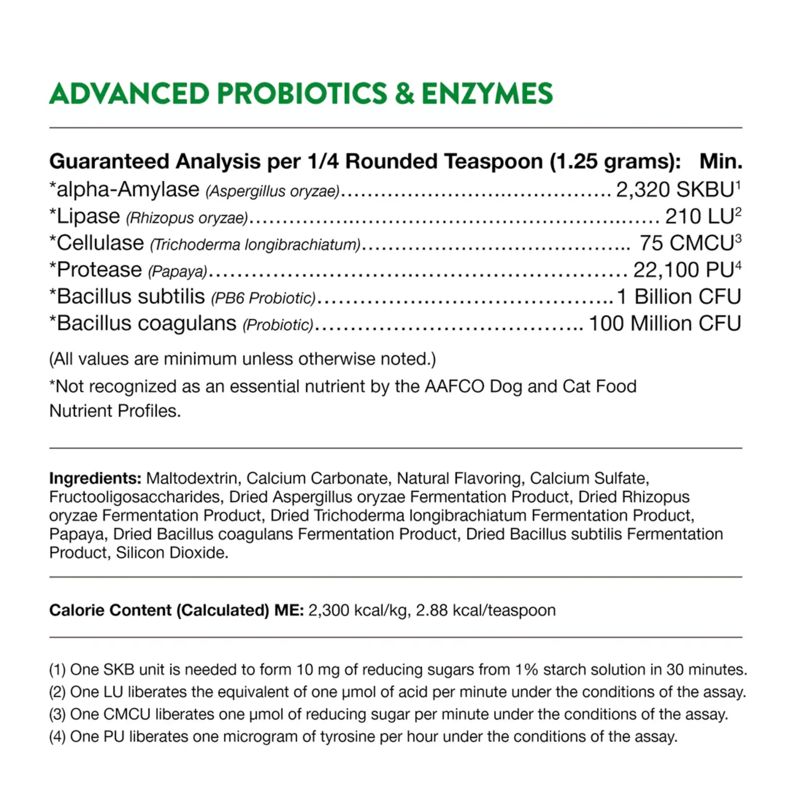 NaturVet NaturVet Advanced Probiotics & Enzymes Plus Vet Strength PB6 Probiotic Powder Digestive Supplement for Cats & Dogs 8oz
