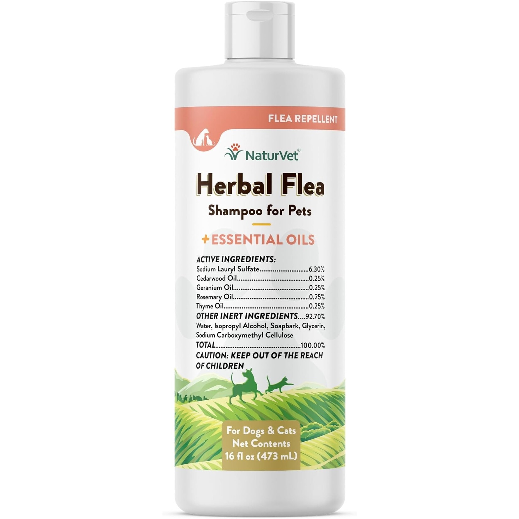 NaturVet NaturVet Herbal Flea Shampoo 16oz