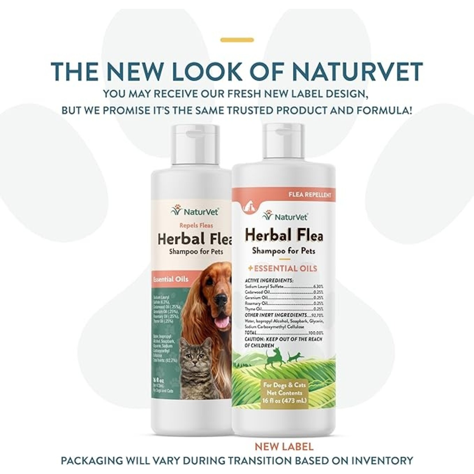 NaturVet NaturVet Herbal Flea Shampoo 16oz