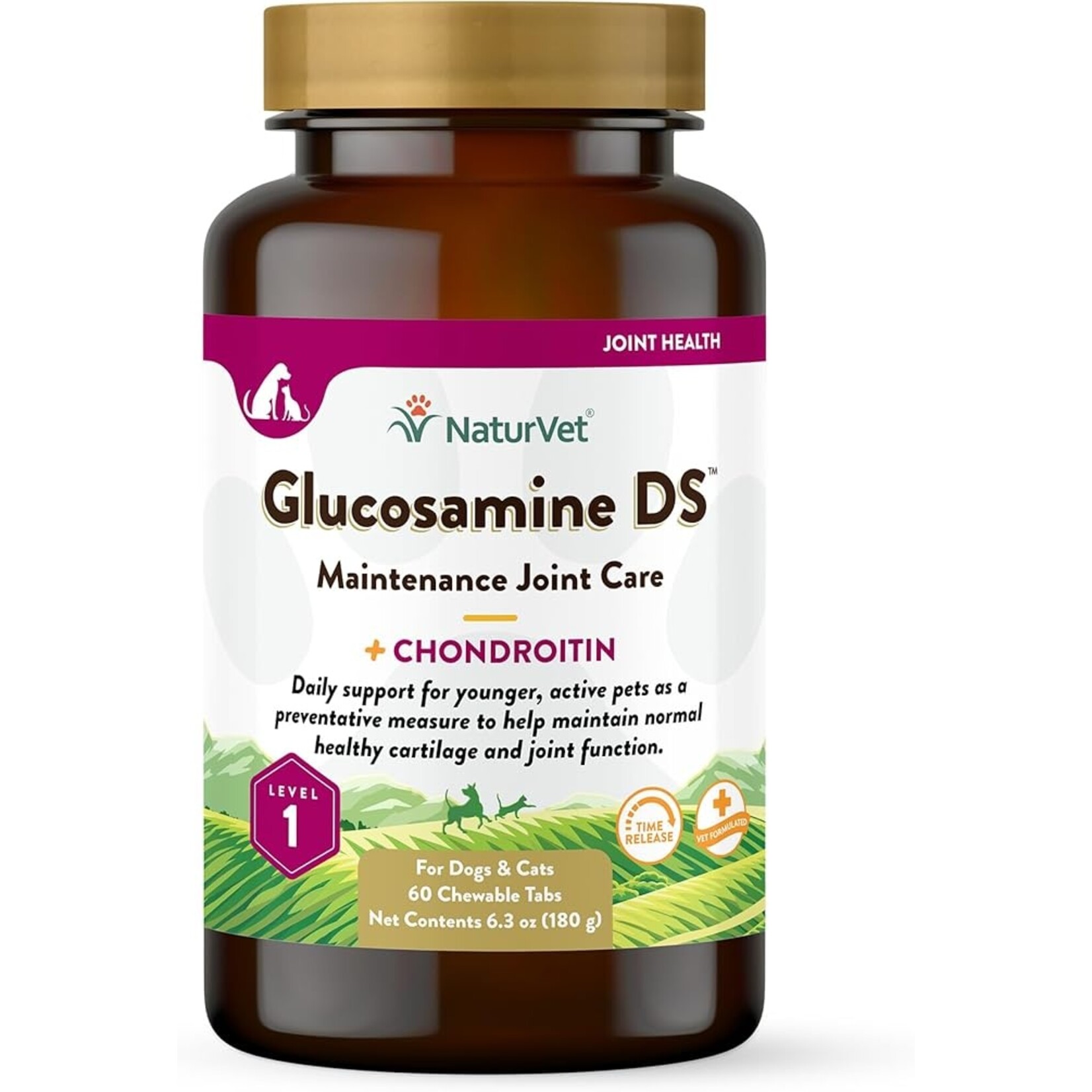 NaturVet NaturVet Glucosamine DS Chewable Tablets 60ct