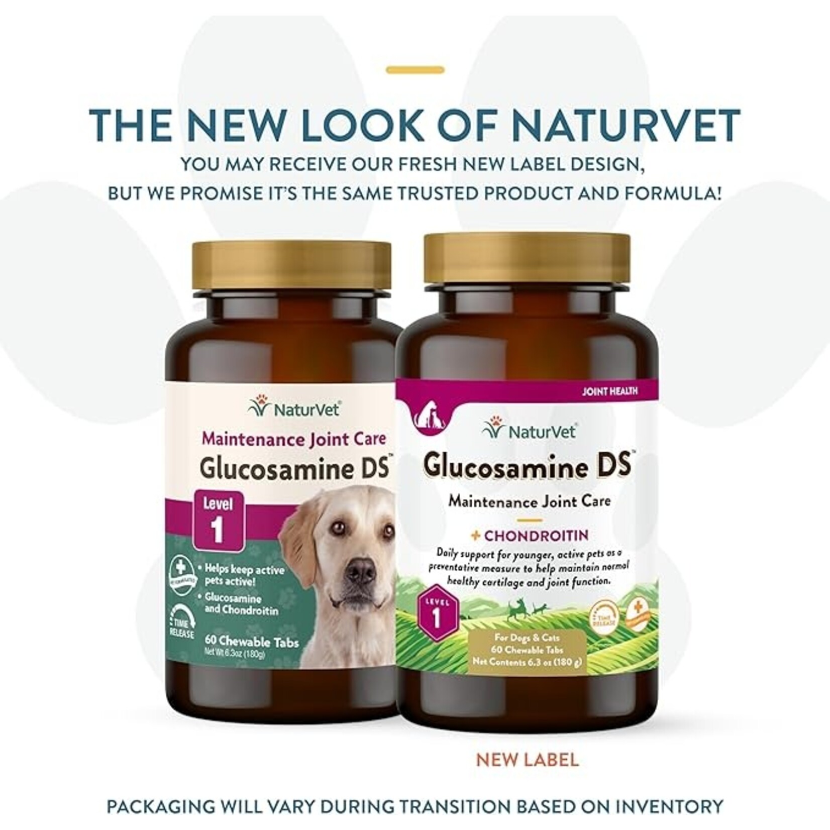 NaturVet NaturVet Glucosamine DS Chewable Tablets 60ct