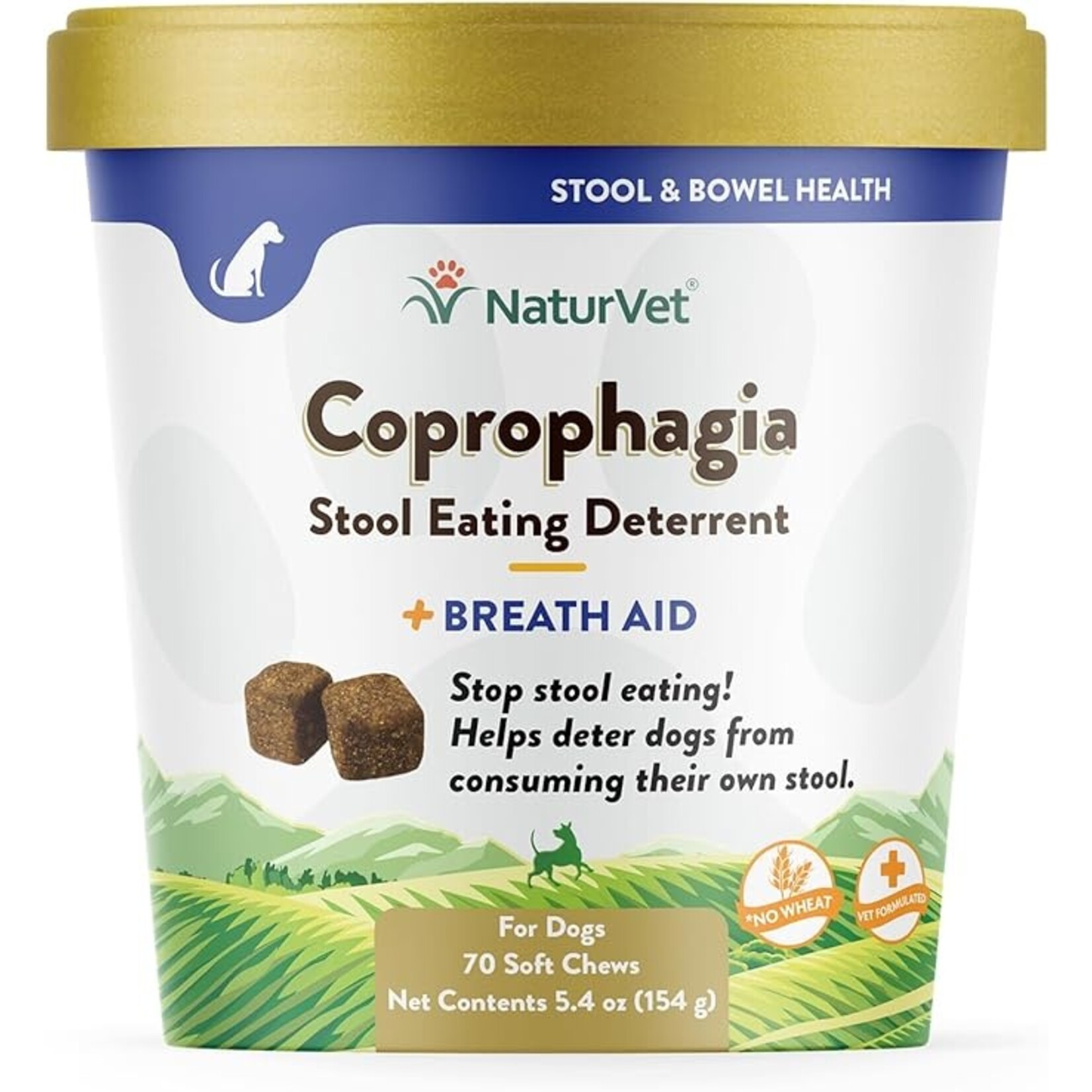 NaturVet NaturVet Coprophagia Stool Eating Deterrent Soft Chews 70ct