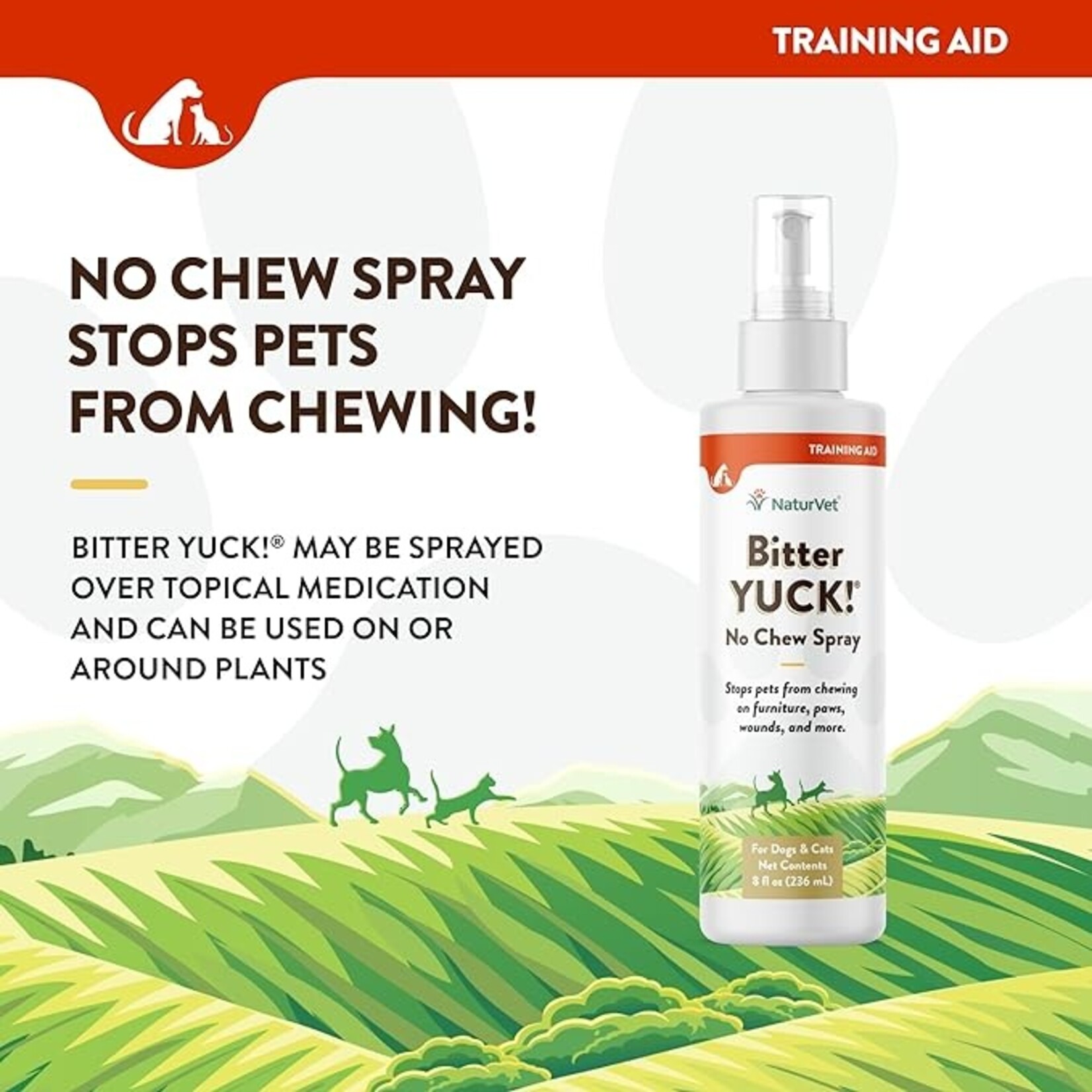 NaturVet NaturVet Bitter Yuck No Chew 16oz