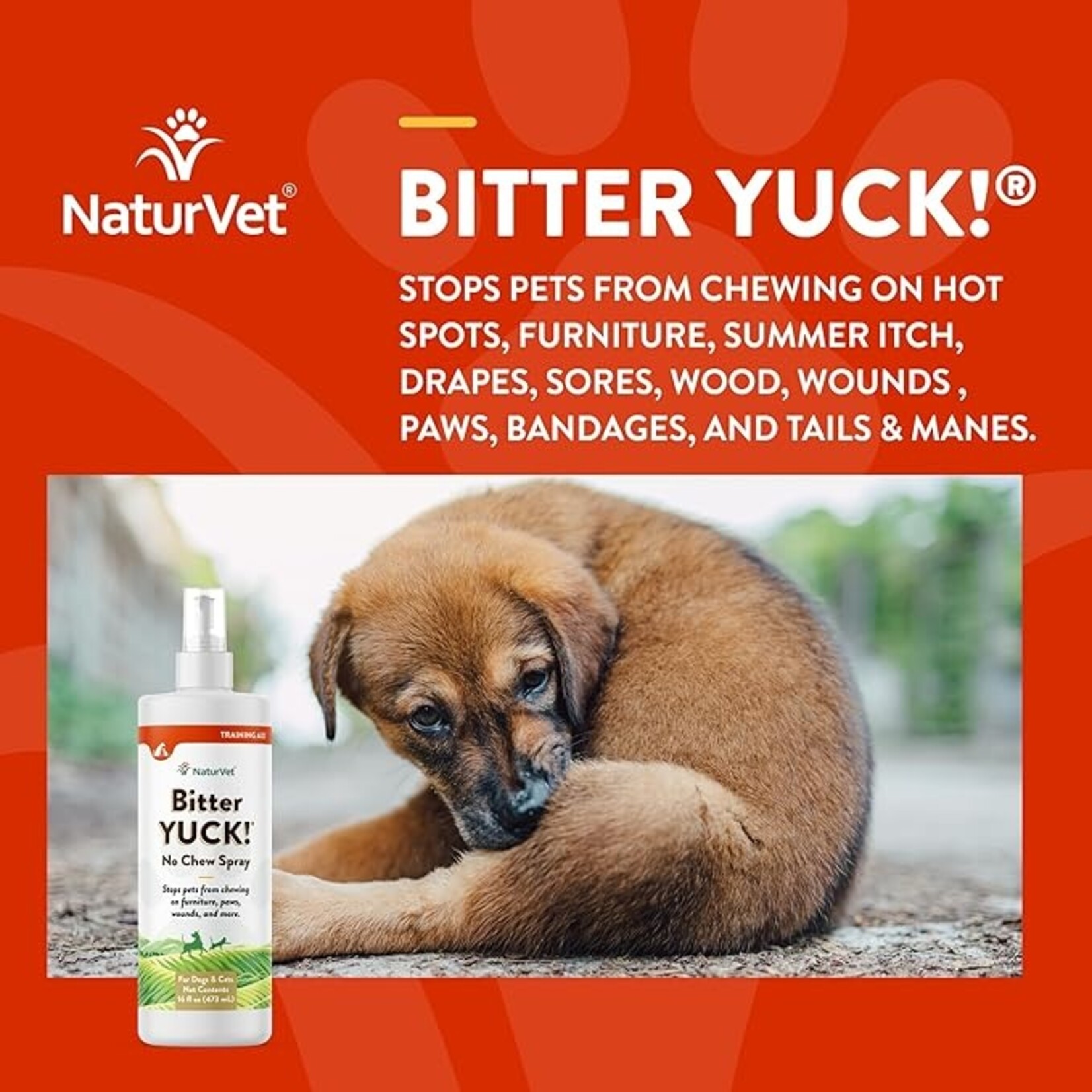 NaturVet NaturVet Bitter Yuck No Chew 16oz