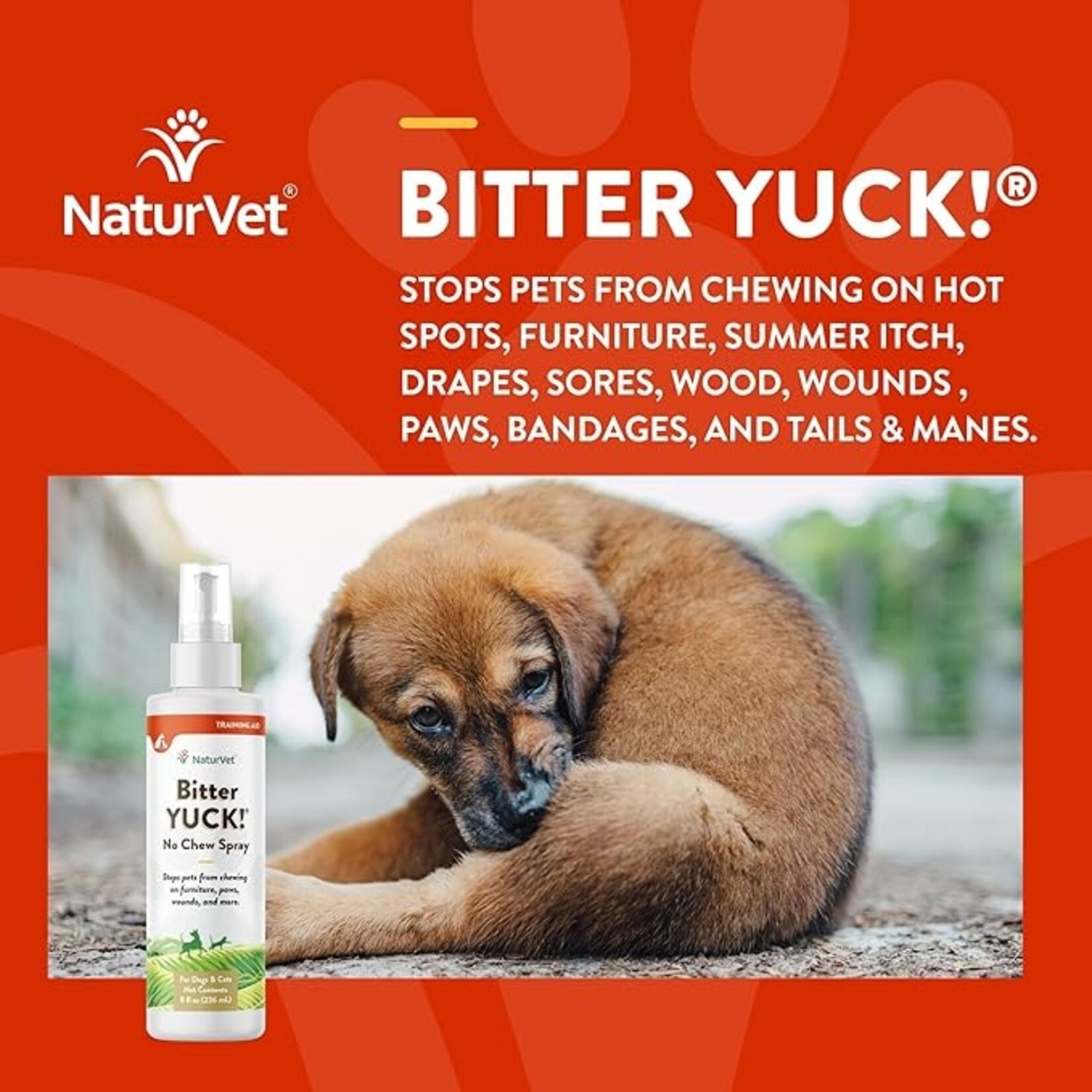 NaturVet NaturVet Bitter Yuck Spray 8oz