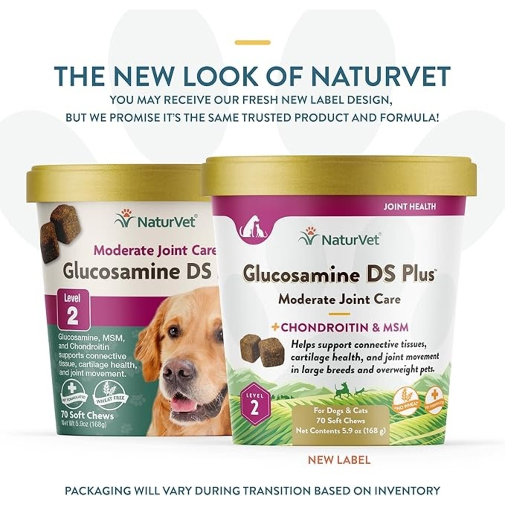 NaturVet NaturVet Glucosamine DS+ Level 2 Soft Chews 70ct