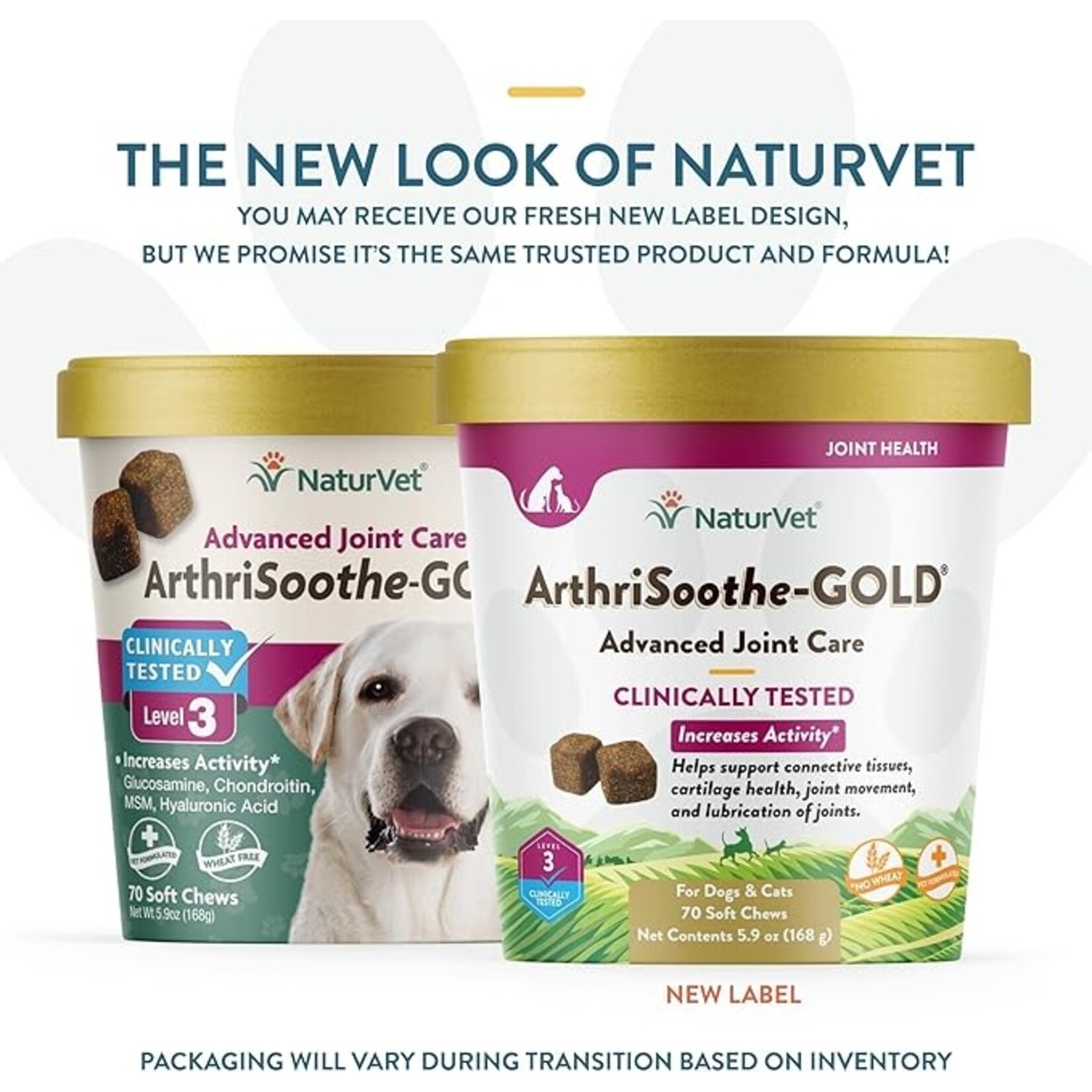 NaturVet NaturVet ArthriSoothe-Gold Advanced Care Soft Chews 70ct