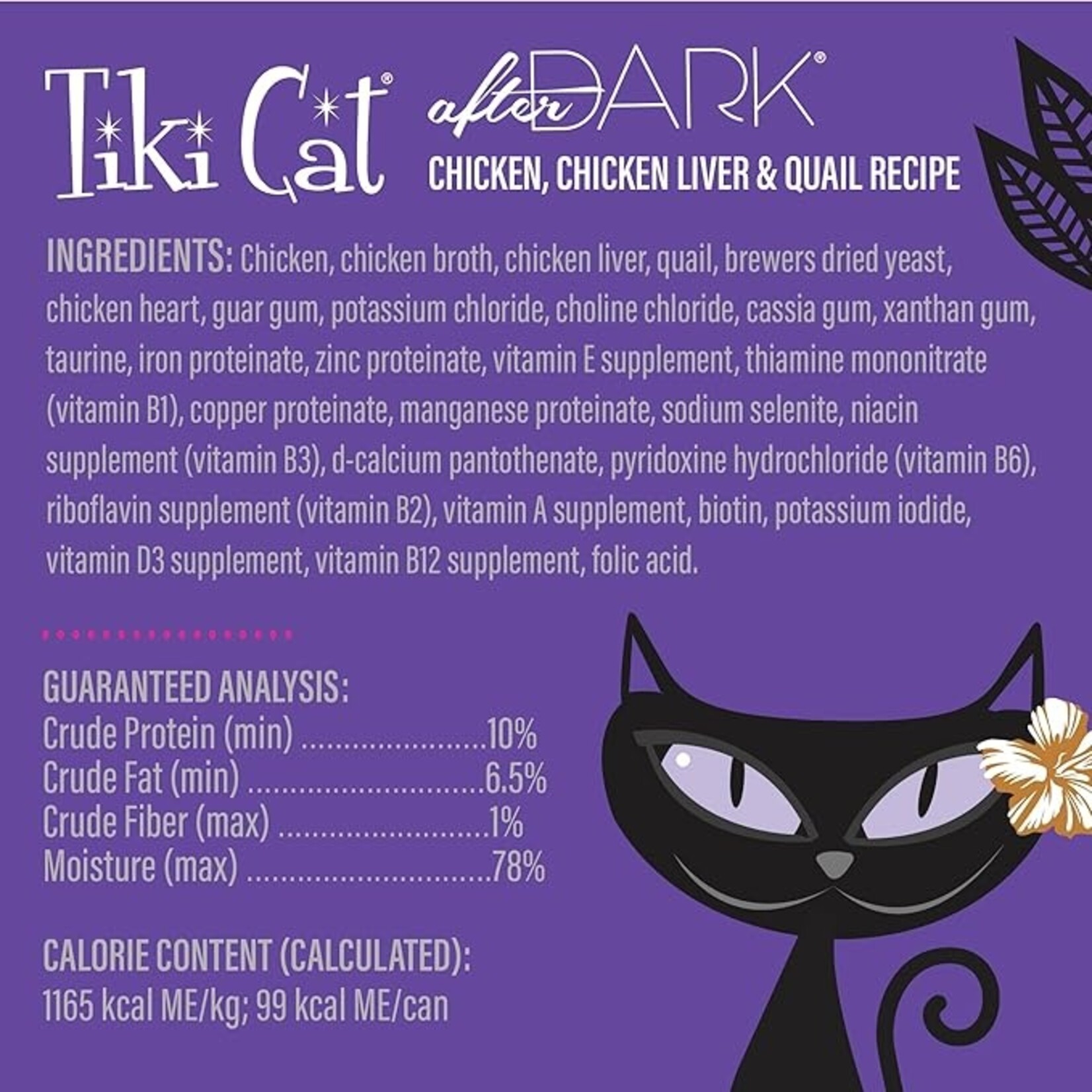 Tiki Cat Tiki Cat After Dark - Chicken, Chicken Liver & Quail Pate 3oz (case 12)