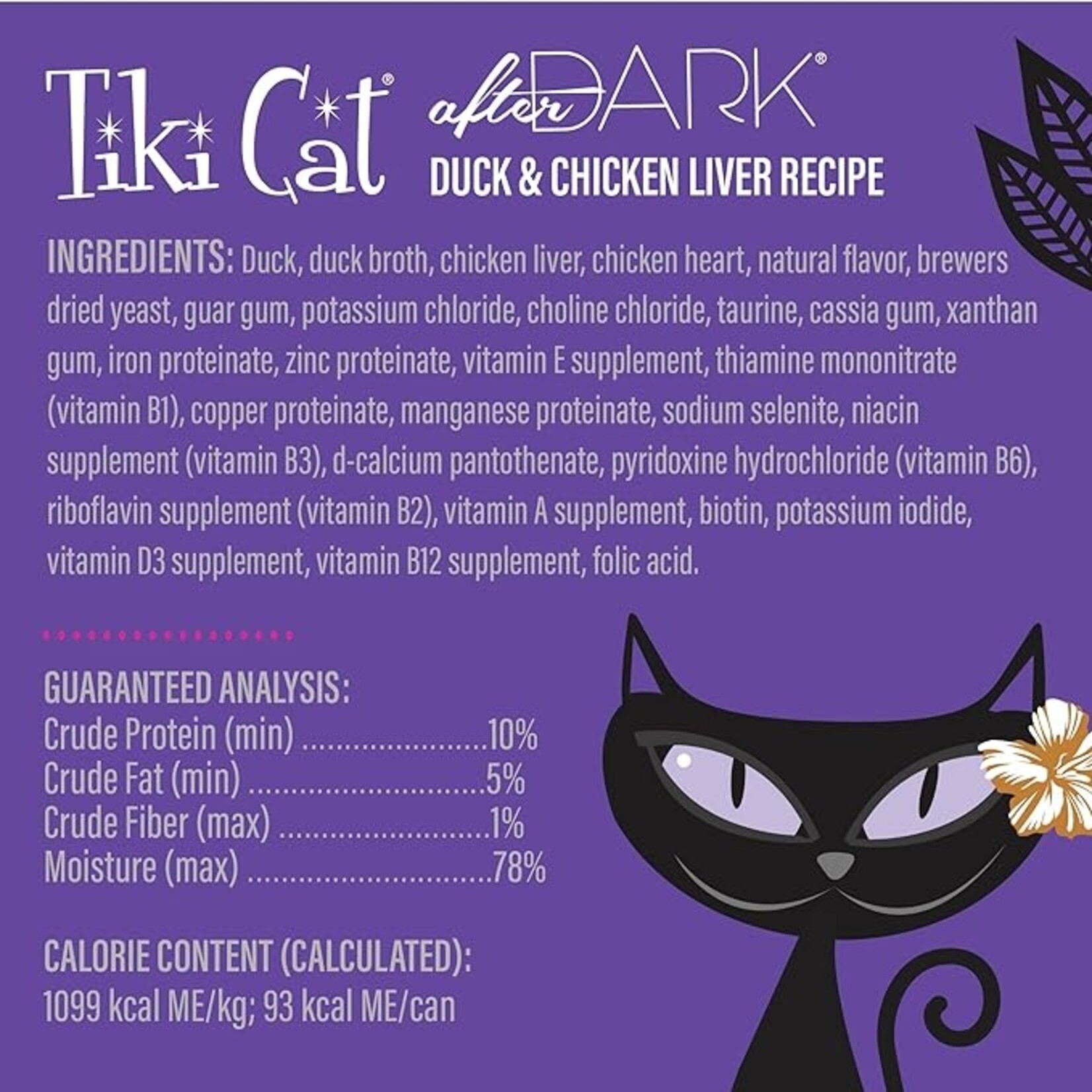 Tiki Cat Tiki Cat After Dark - Duck & Chicken Liver Pate 3oz (case 12)