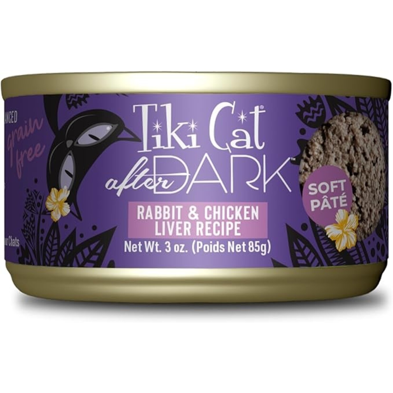 Tiki Cat Tiki Cat After Dark - Rabbit & Chicken Liver Pate 3oz (case 12)