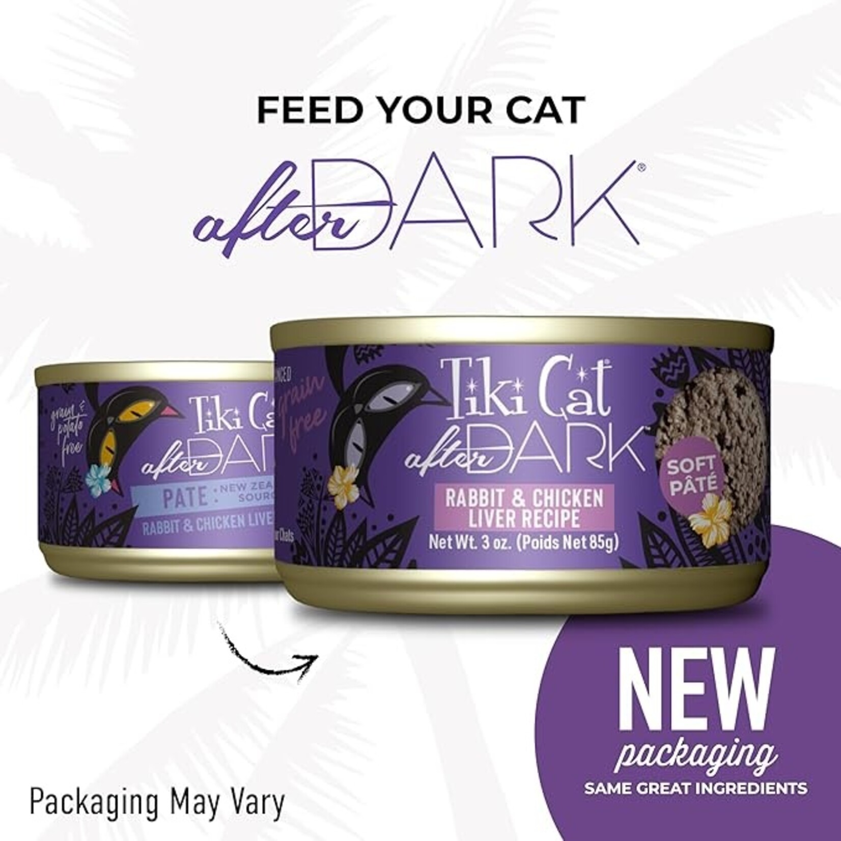 Tiki Cat Tiki Cat After Dark - Rabbit & Chicken Liver Pate 3oz (case 12)