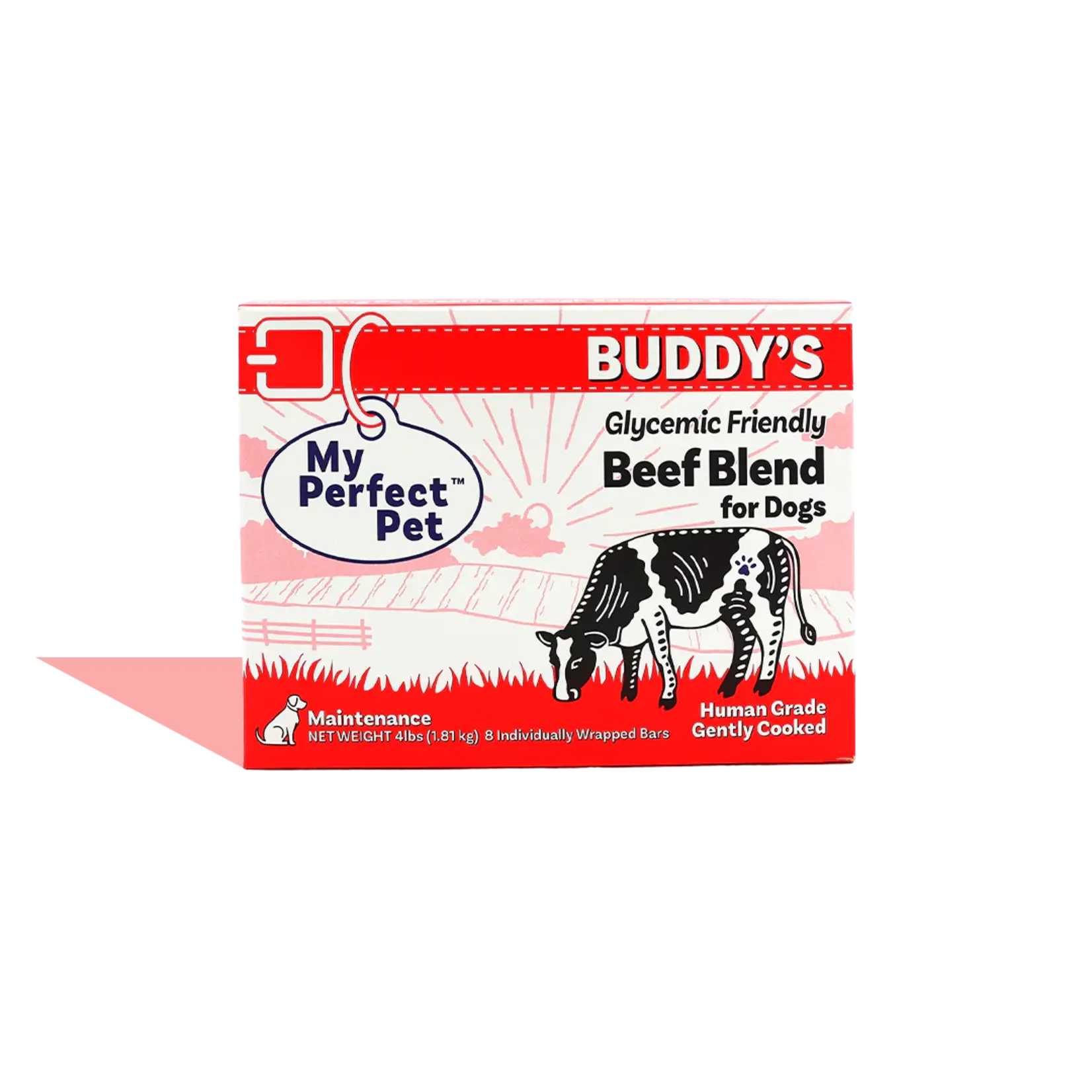 My Perfect Pet My Perfect Pet - Frozen Dog Buddy's Glycemic Beef 4lb