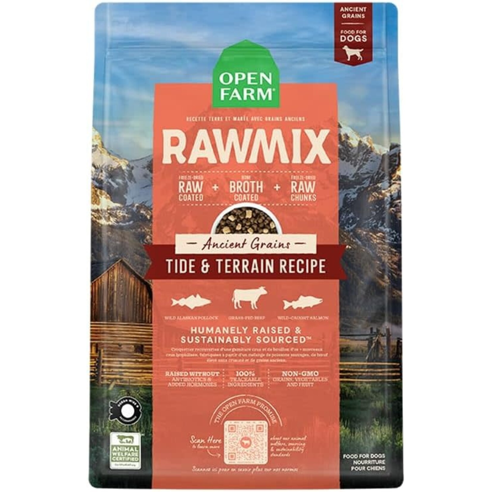 Open Farm Open Farm Dog RawMix Tide & Terrain Ancient Grains 3.5lbs
