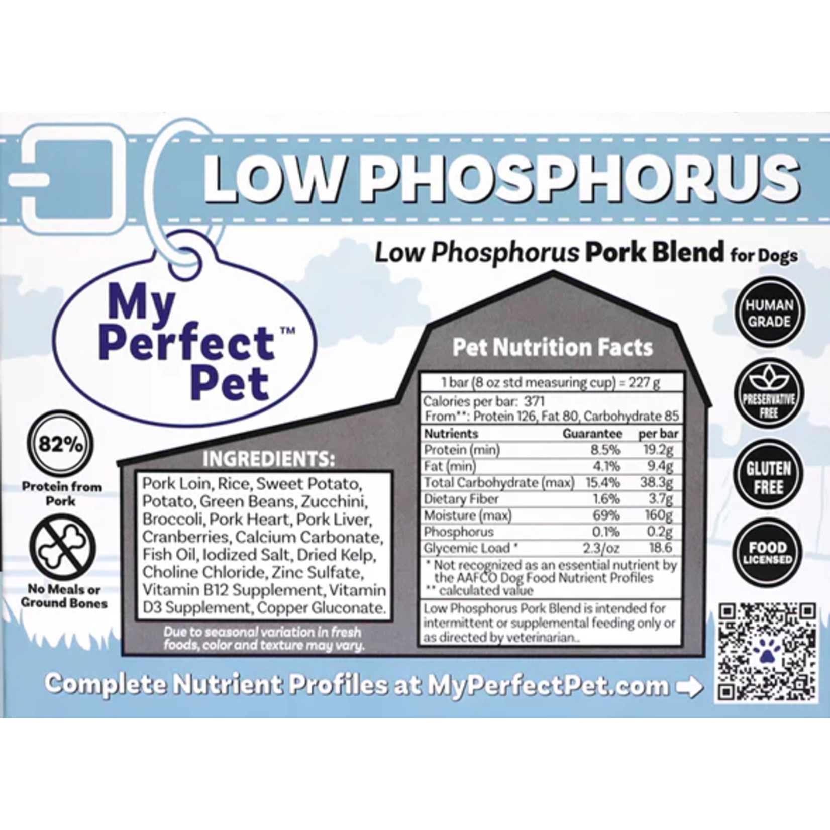 My Perfect Pet My Perfect Pet - Frozen Dog Low Fat Cod 4lb