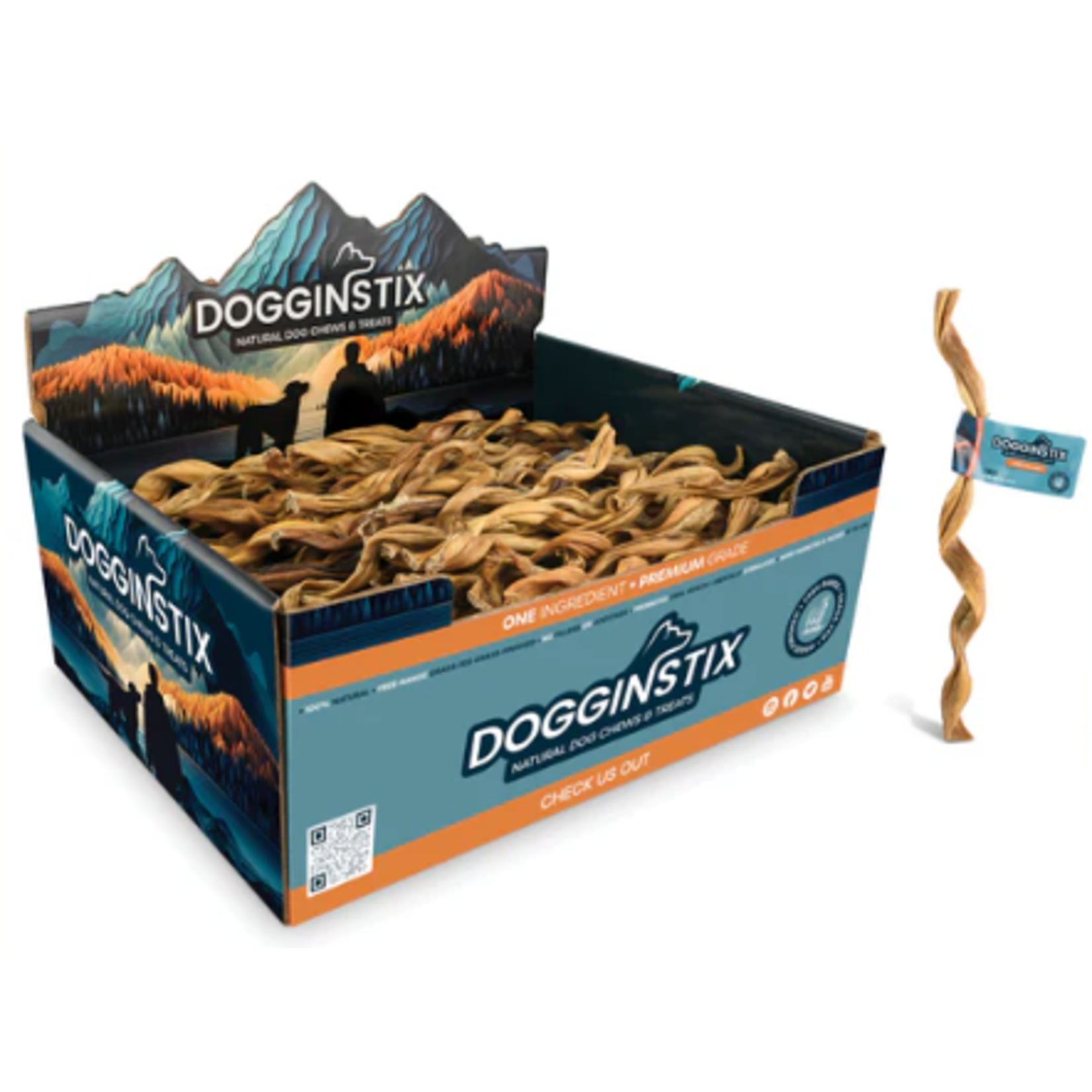 DogginStix DOGGINSTIX 12" Lamb Collagen Twist (case 25)