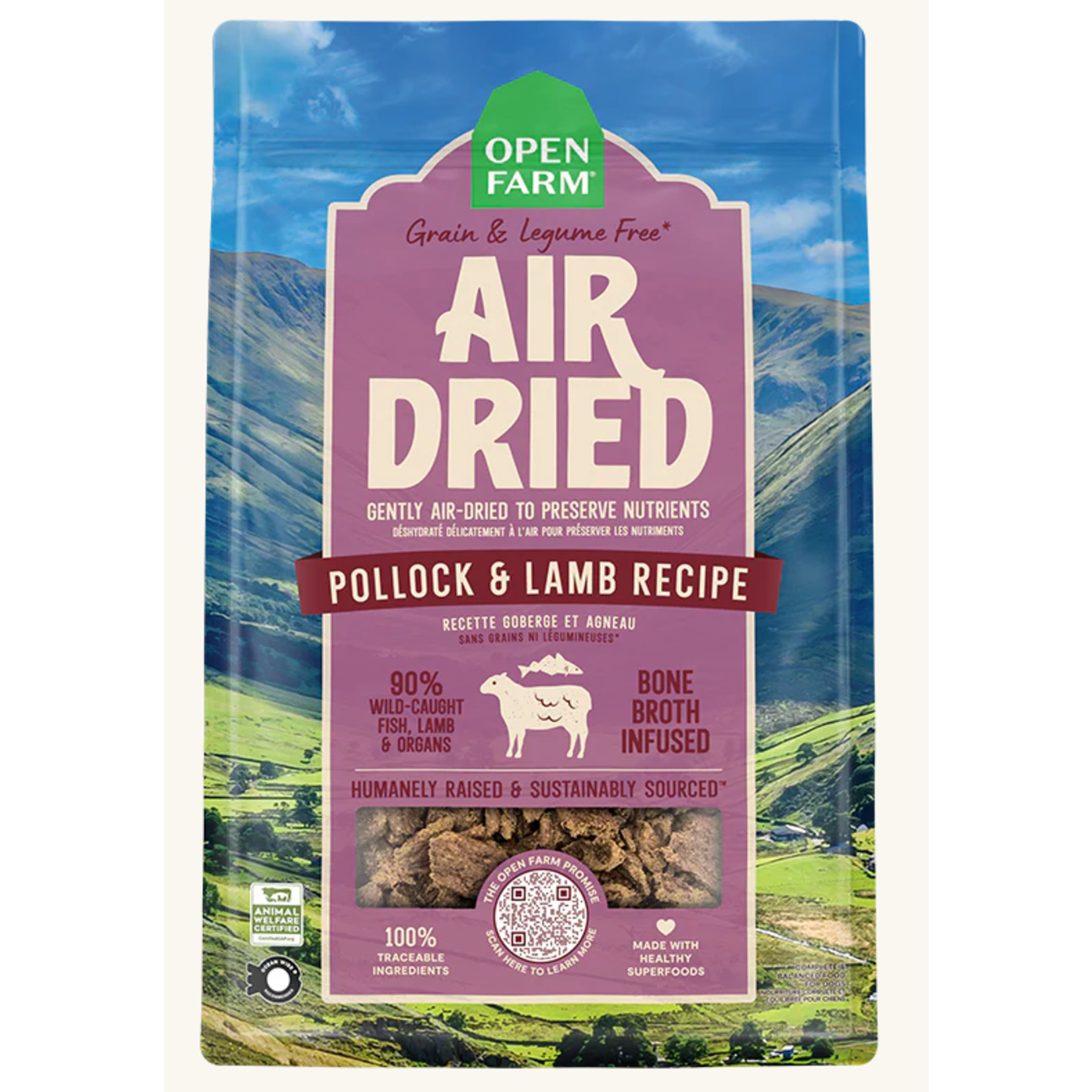Open Farm Open Farm Air Dried Grain Free Pollock & Lamb 2 lb