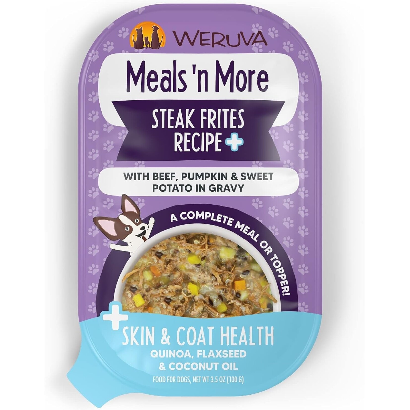 Weruva Weruva Meals’n More Steak Frites 3.5oz (case 12)