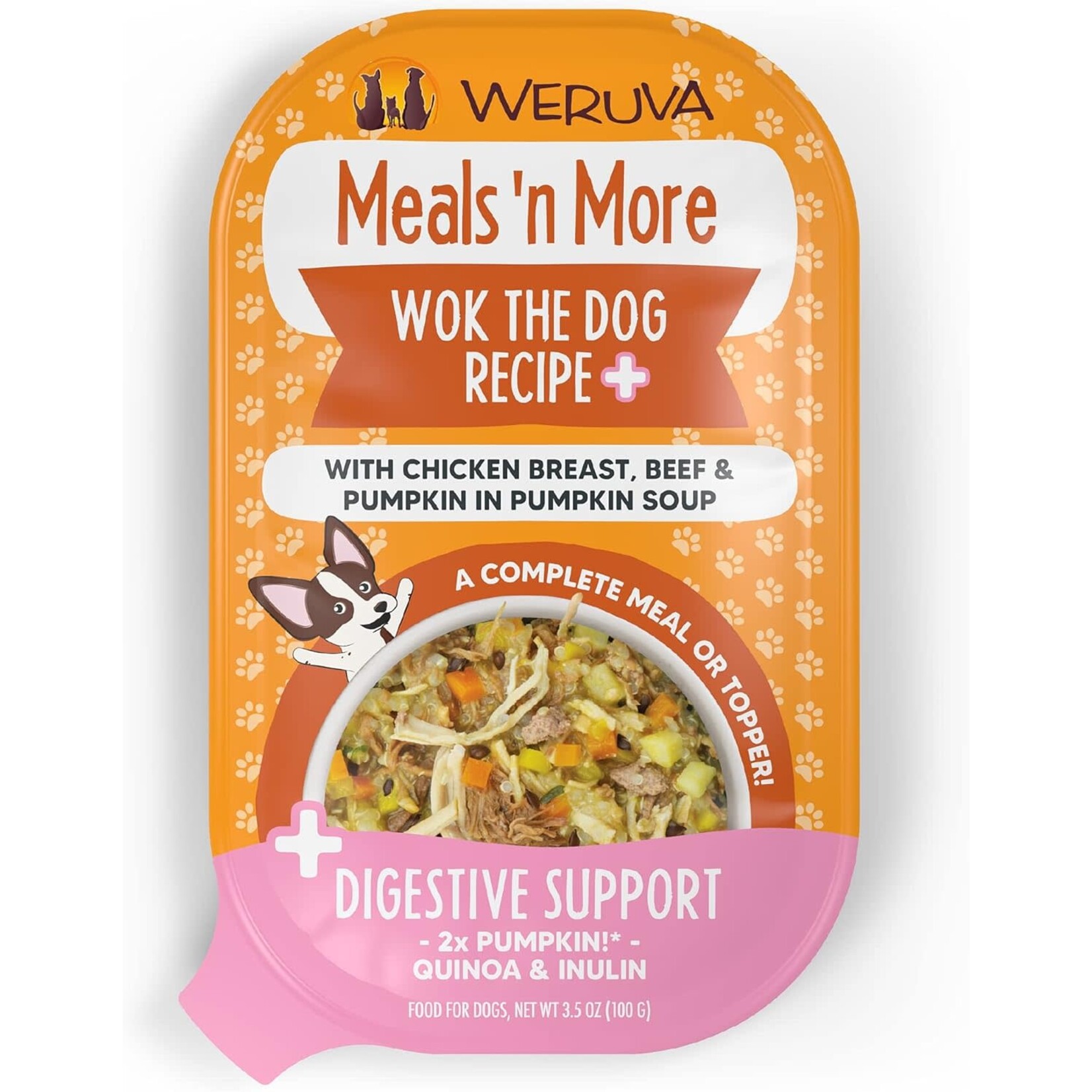 Weruva Weruva Dog Meals'N'More Wok The Dog 3oz (Case 12)