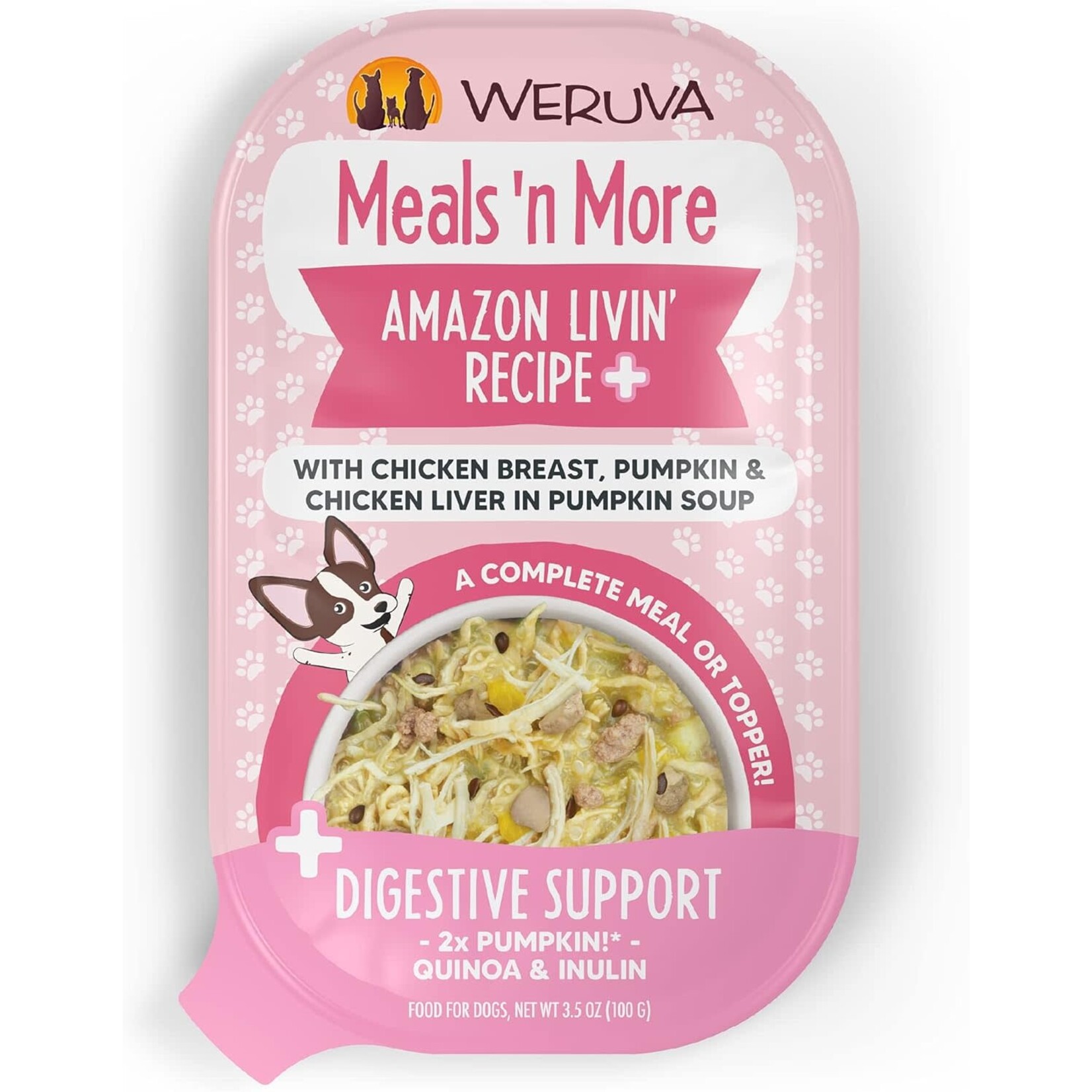 Weruva Weruva Dog Meals'N'More Amazon Livin 3oz