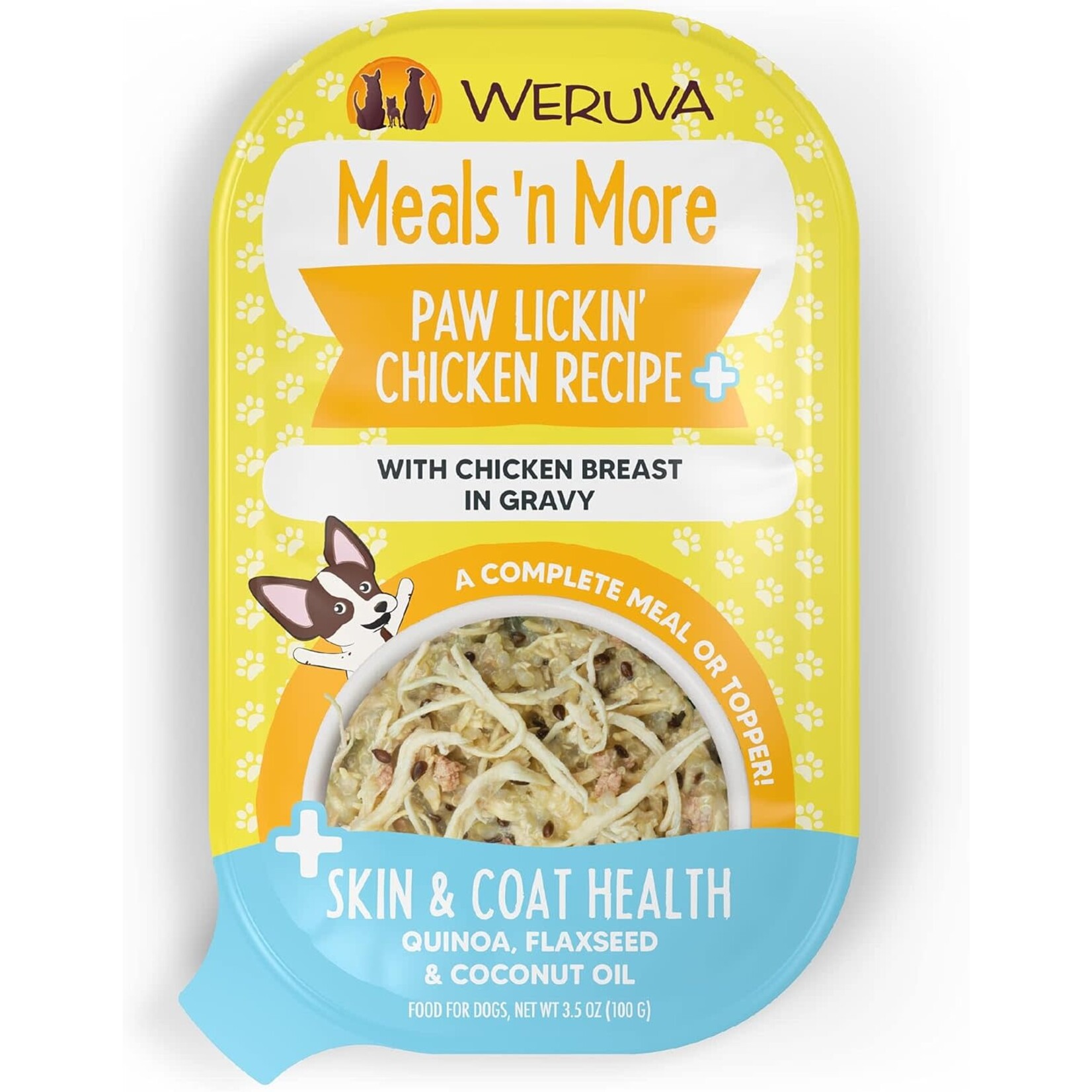 Weruva Weruva Dog Meals'N'More Paw Lickin Chicken 3.5oz (case 12)