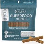 Dog Treat Naturals Naturals Turkey & Blueberry Superfood Sticks for Dogs 10oz