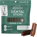 Dog Treat Naturals Dental Chew Sticks | Helps Clean Teeth and Easy to Digest Dog Treats | Dog Breath Freshener | Made in USA (20 Sticks)