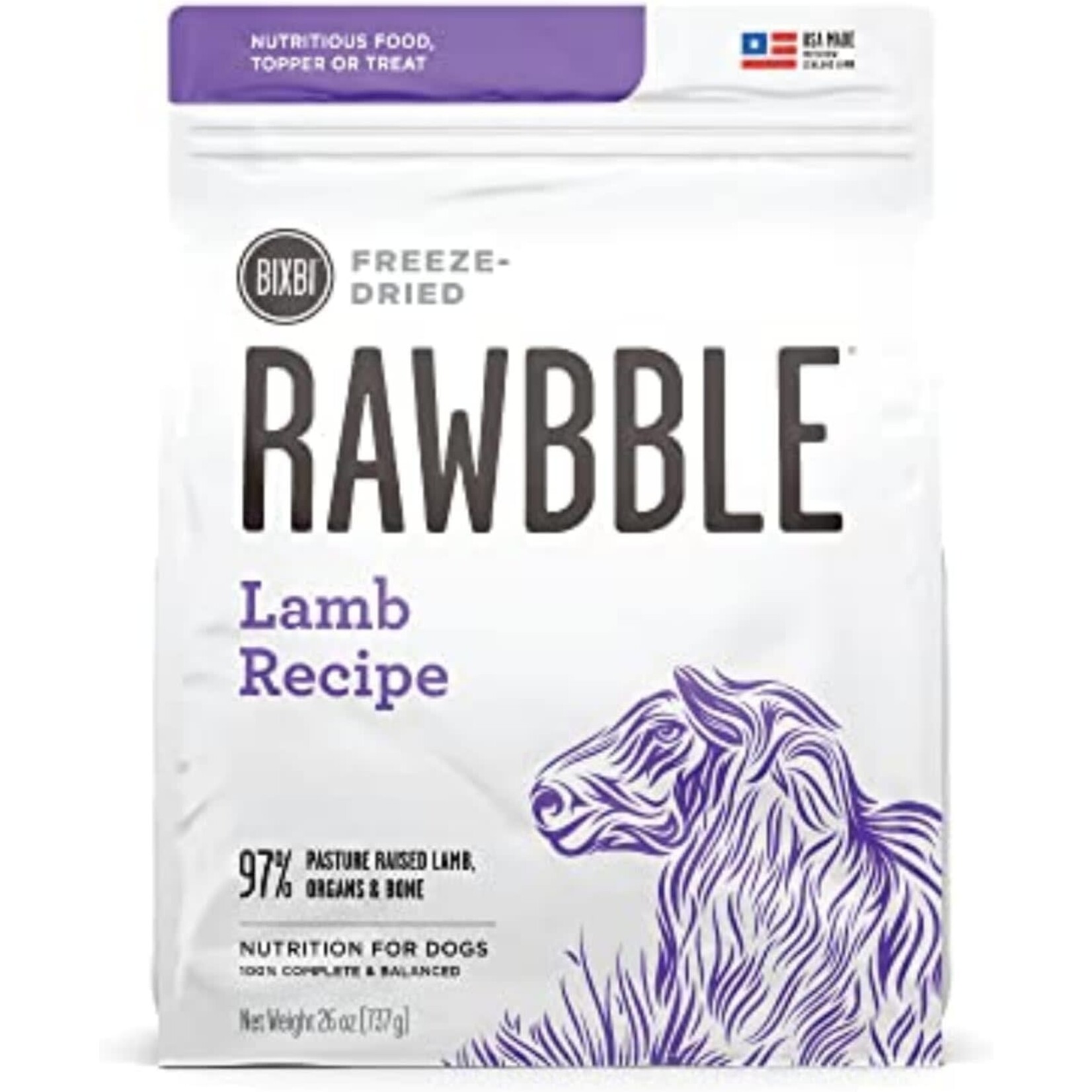 Rawbble Rawbble Dog FD Lamb 12oz