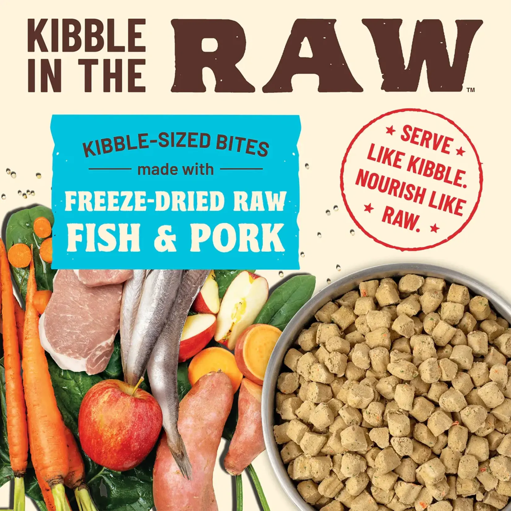 Primal Primal Dog Food  Kibble in the Raw Fish Formula 9lb