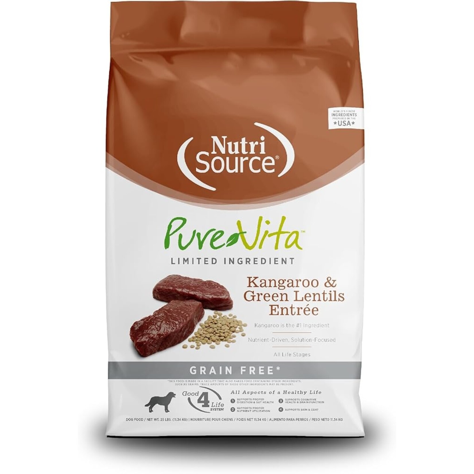 PureVita NutriSource PureVita Dog Kangaroo 4lb (special order only)