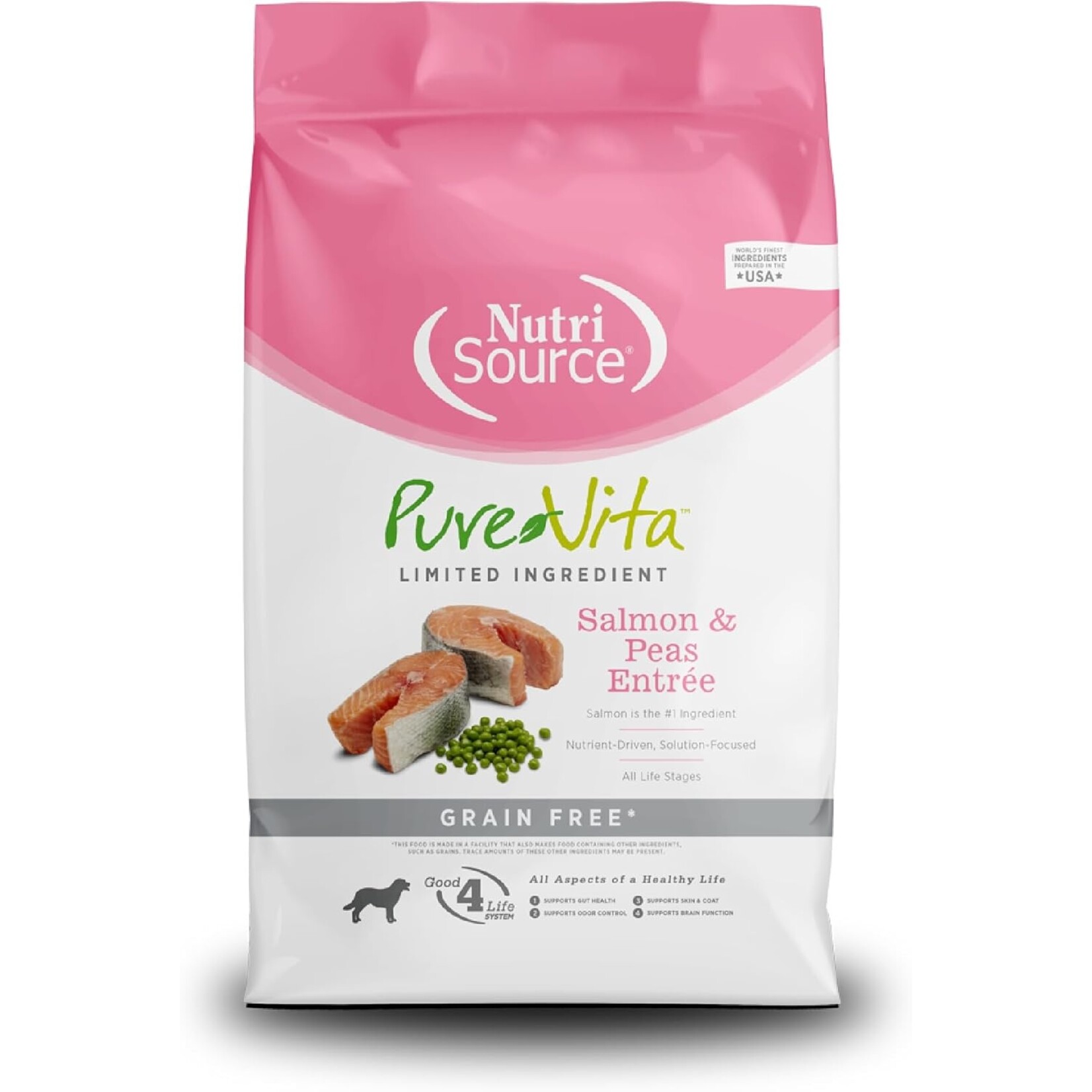 PureVita NutriSource PureVita Dog Salmon & Pea 4lb