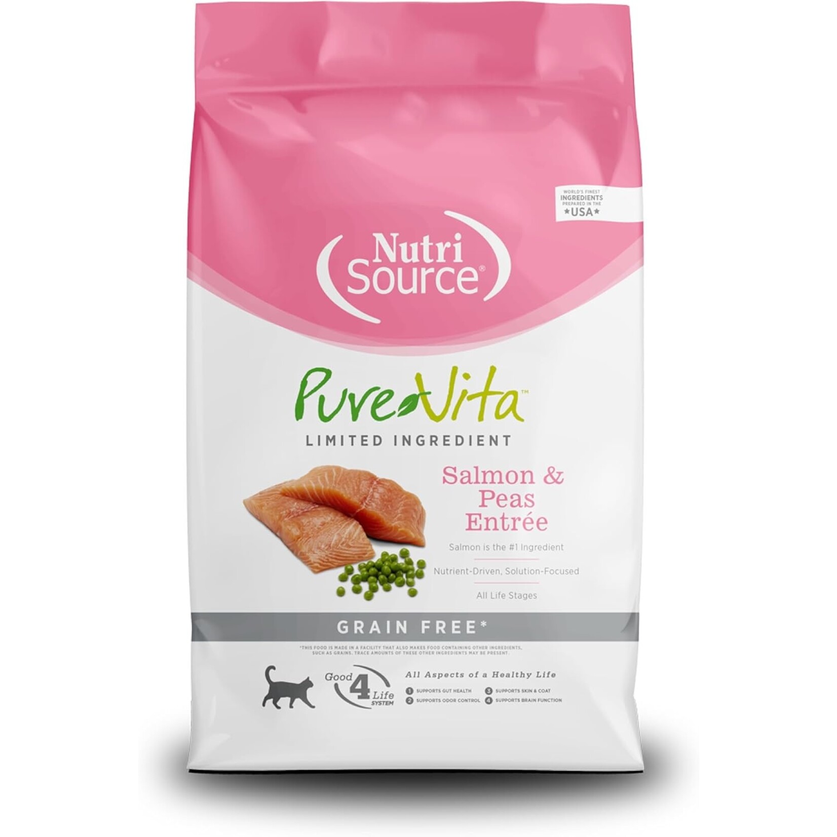PureVita NutriSource PureVita Cat Salmon & Pea 12lb
