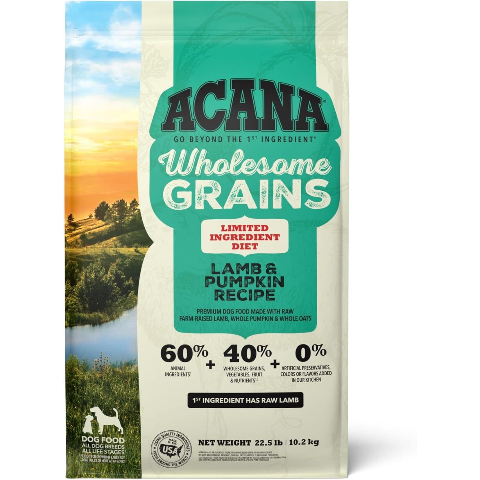 Acana Acana Lamb & Pumpkin Wholesome Grains 22.5lbs