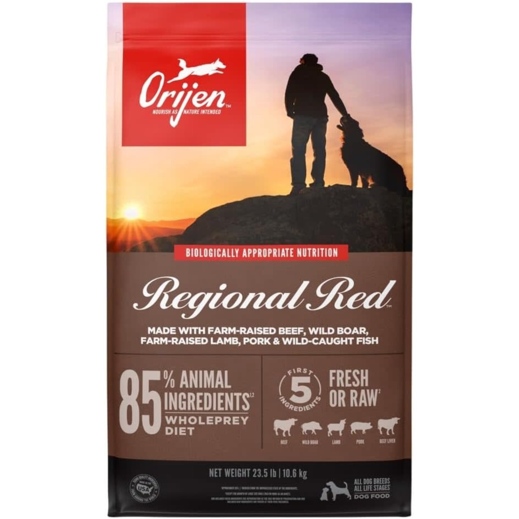 Orijen ORIJEN Regional Red Grain-Free Formula 25lb