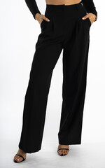 camille double pleated trouser