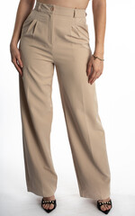 camille double pleated trouser