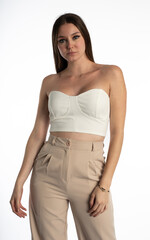 emmie strapless bustier