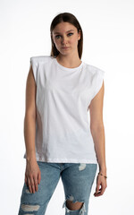 gia padded t-shirt