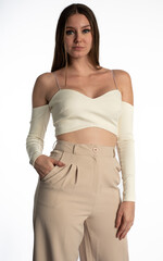 leyla crop top