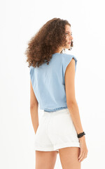 maya padded crop top