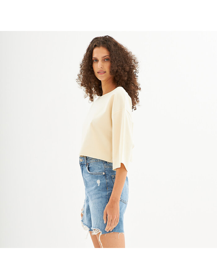 one shoulder sweatshirt