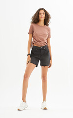 lucy side string crop top