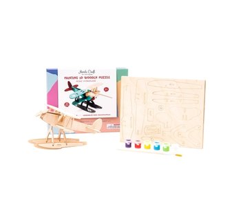 3D Wooden Puzzle Kit Plane