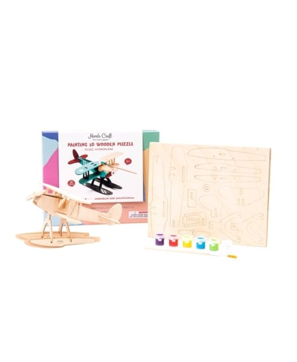 3D Wooden Puzzle Kit Plane